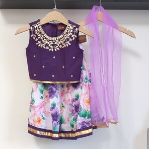 Toddler Girl Lehenga/Dupata Set